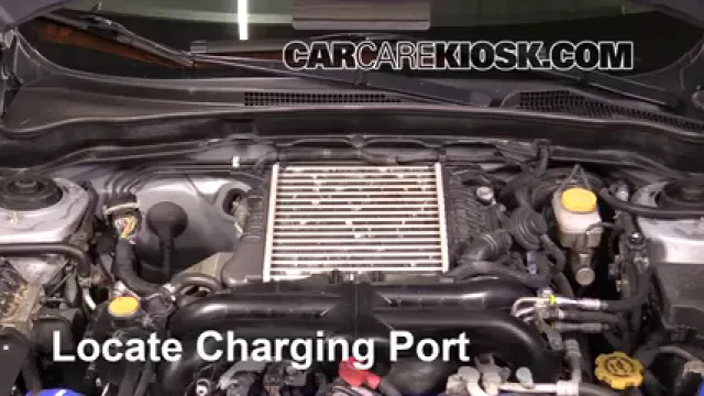 2013 Subaru Impreza WRX 2.5L 4 Cyl. Turbo Wagon Climatisation Ajouter du réfrigérant